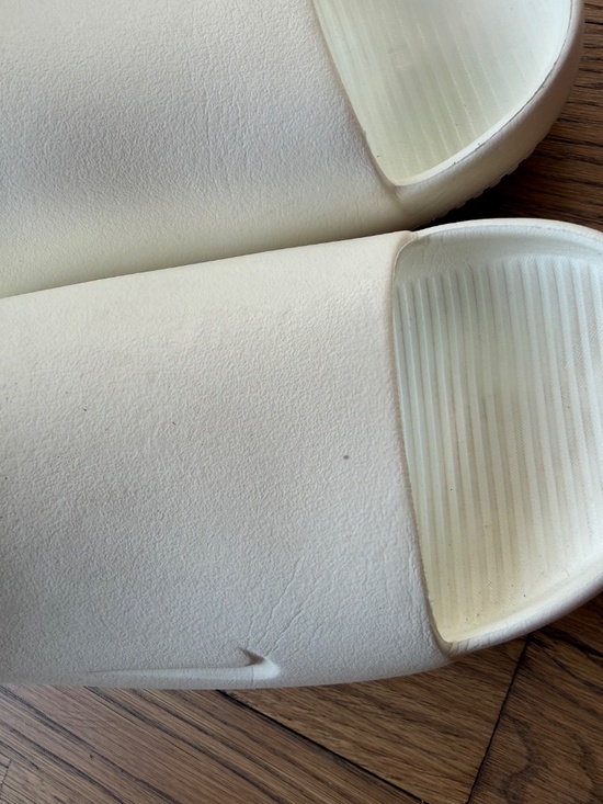 NIKE Calm Slides Shoes Sandals White Men’s 11 - Picture 6 of 8